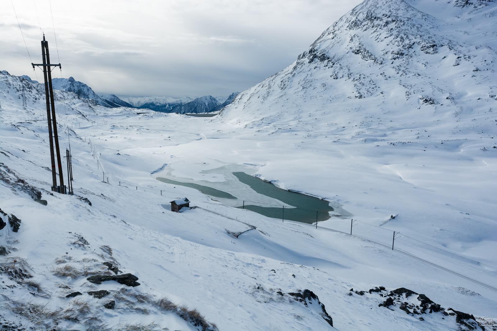 Il Lago Bianco innevato